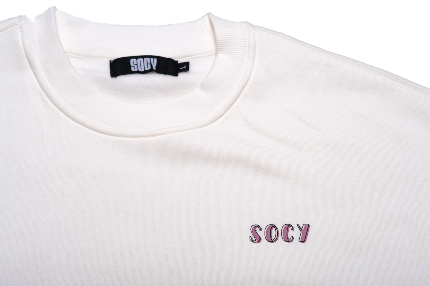 FIGHT FOR LOVE WHITE SWEATER