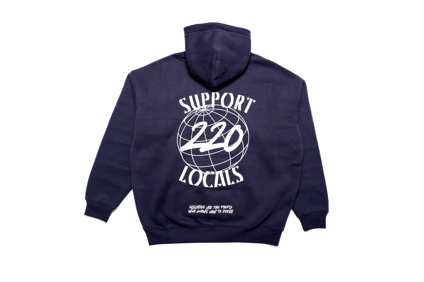 220 NAVY BLUE HOODIE
