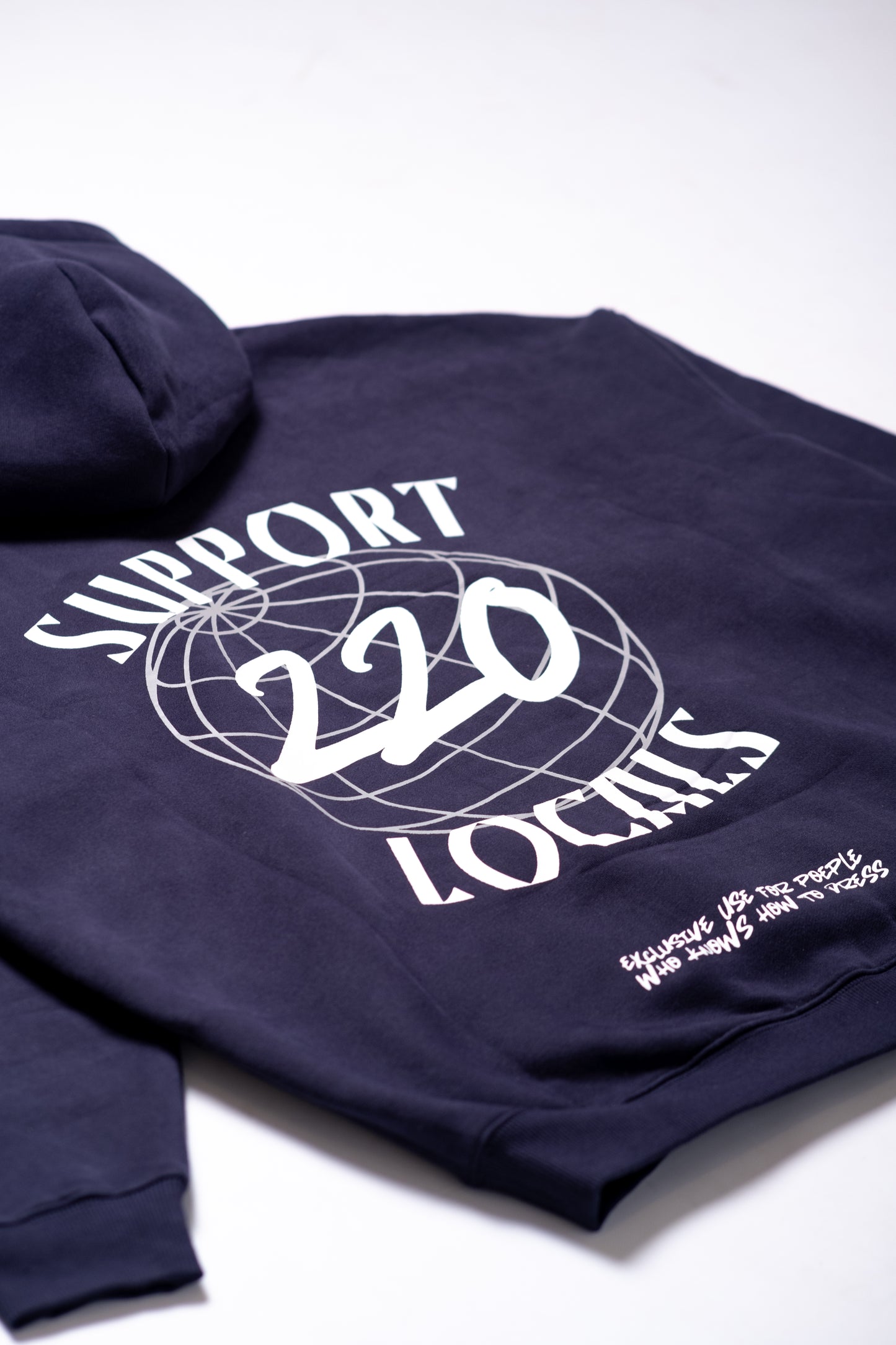 220 NAVY BLUE HOODIE